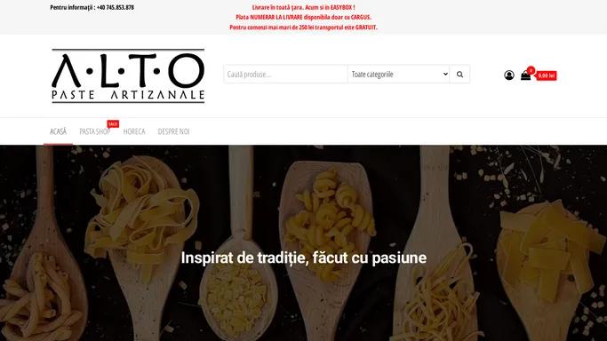 Altopasta – Paste artizanale