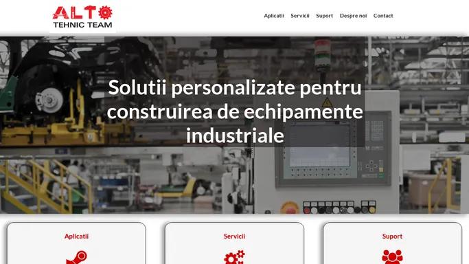 Alto Tehnic – Construirea de echipamente industriale