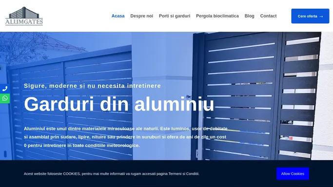 ALUMGATES.RO | Garduri din aluminiu