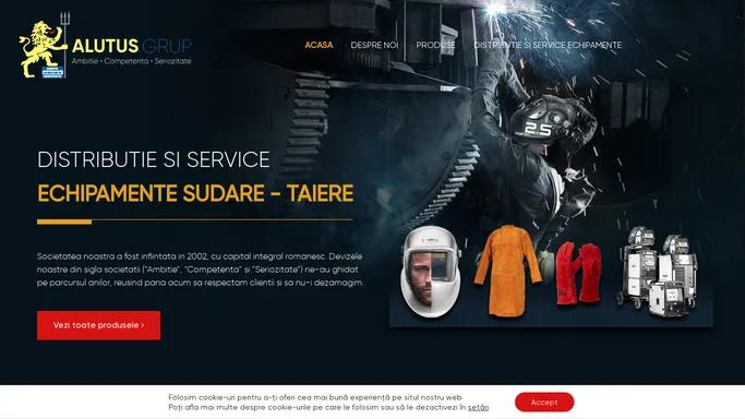 Alutusgrup – Distributie si service – echipamente sudare – taiere