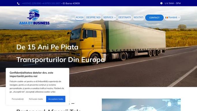 Transport international marfa | Firma transport AMA DY BUSINESS