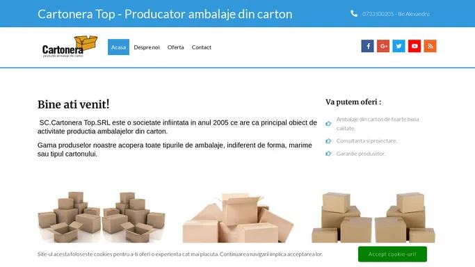 Cartonera Top - Producator ambalaje din carton