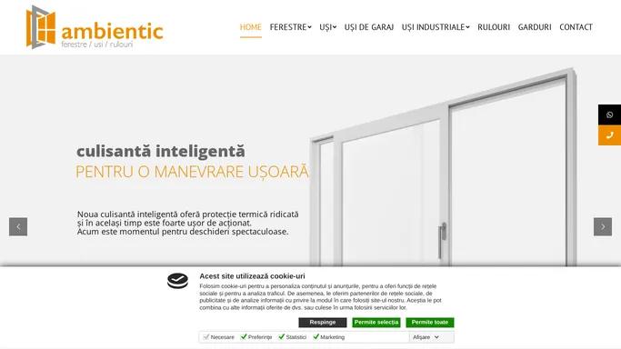 AMBIENTIC – ferestre si usi PVC