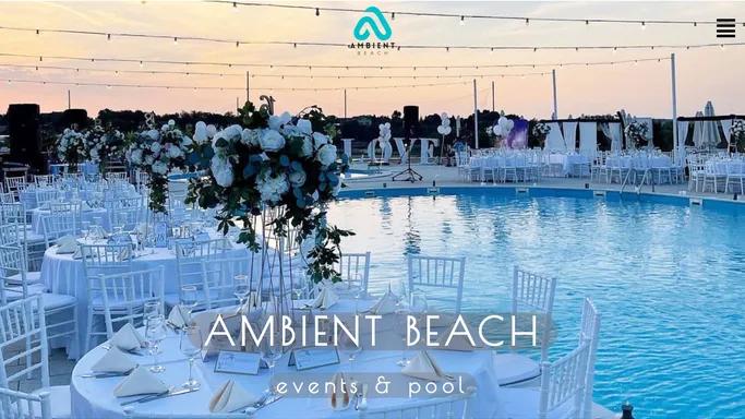 Evenimente pe malul lacului | Ambient Summer Beach