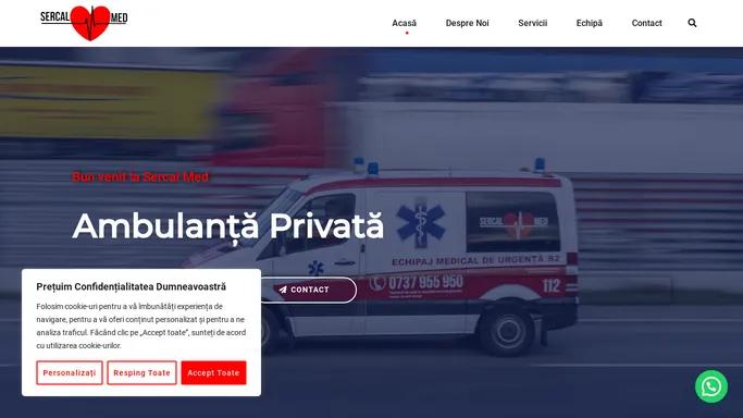 Sercal Med Ambulanta Privata | Seriozitate si Calitate