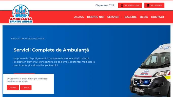 Ambulanta Sfantul Andrei – Sericiu Privat de Ambulanta