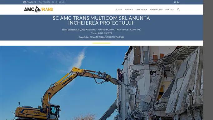 amc-trans – Constructii si transporturi