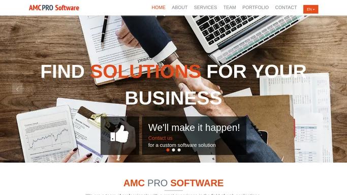 AMC PRO Software