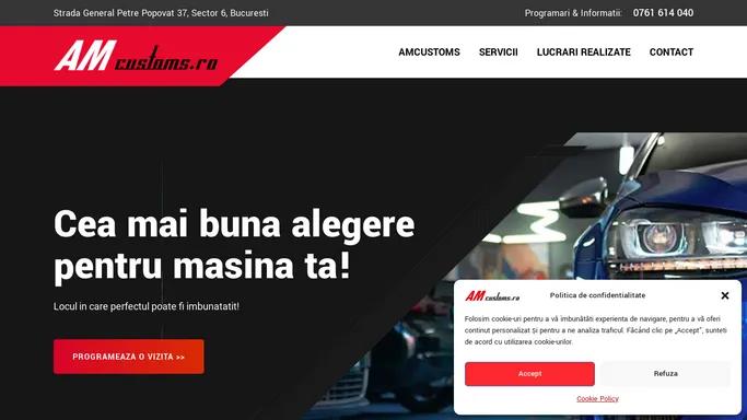 Folii si cosmetica auto - Servicii Premium | AMcustoms