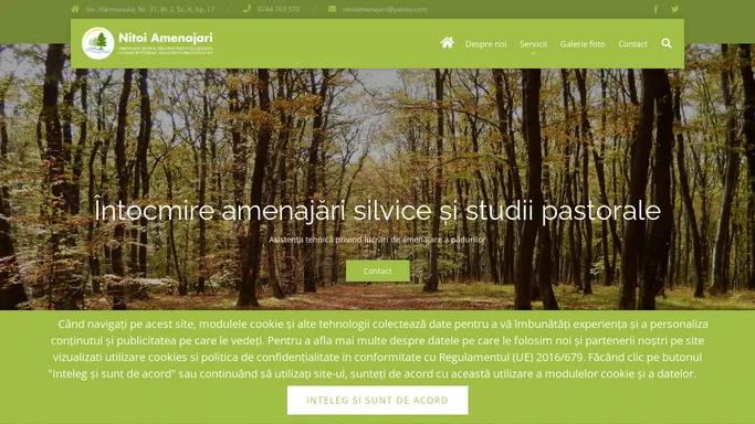 Nitoi amenajari | amenajari silvice, reconstructii ecologice, punere in posesie, scoateri fond forestier