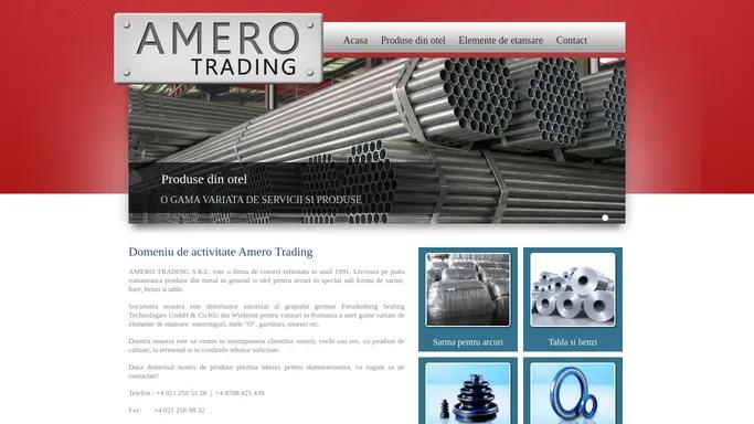 Amero Trading Bucuresti Produse din otel