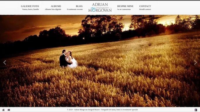 Fotograf nunta Brasov Adrian Morgovan - nunta, botez, trash the dress, albume foto