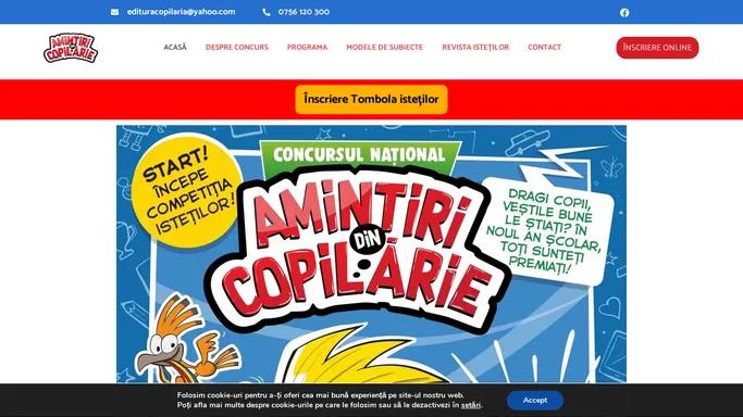 Concursul National Amintiri din Copilarie