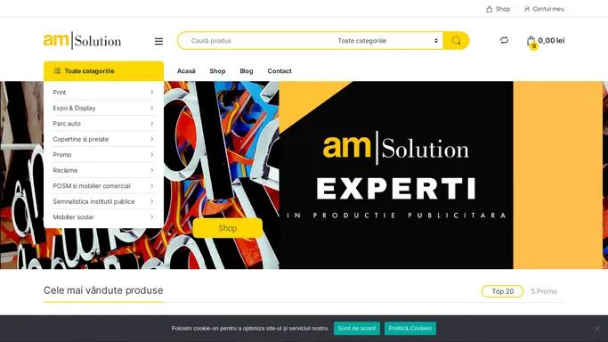 am|Solution – Experti in productie publicitara