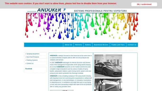 ANDOKER - A leading company in the spray booth industry.