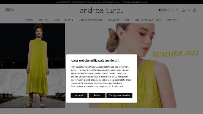 Andrea Tincu | Brand ready-to-wear romanesc dedicat femeilor