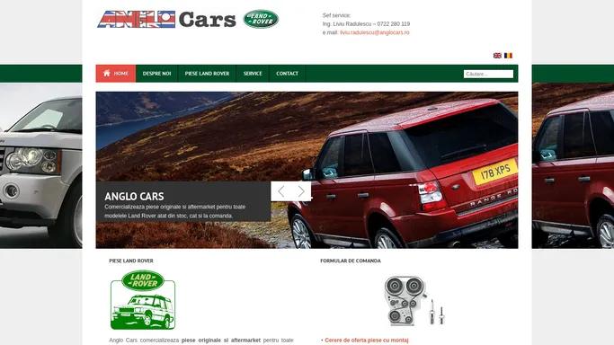 AngloCars - Piese Auto Land Rover si Service