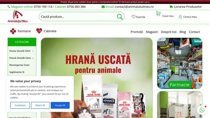 Hrana pentru animale - Caini si pisici - Animalutulmeu.ro