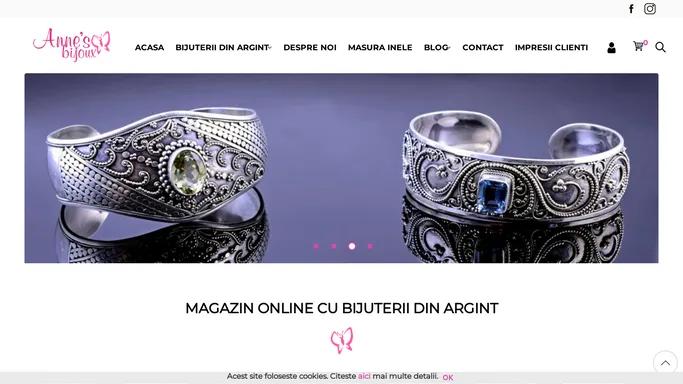 Magazin online cu bijuterii din argint