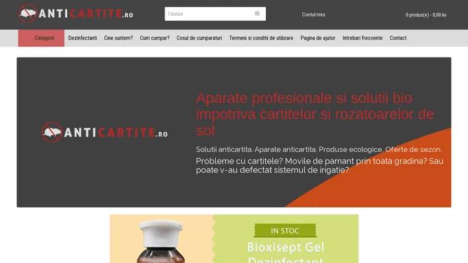 Solutii anticartita. Aparate anticartita. Produse ecologice. Oferte de sezon.