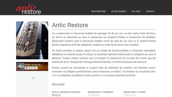 AnticRestore - Antic Restore