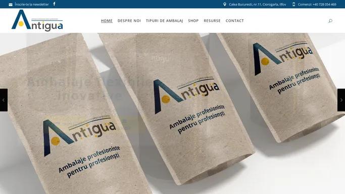 Antigua | Alege cele mai bune ambalaje care asigura viata lunga produselor tale!