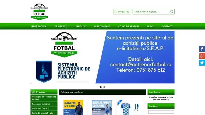 Magazinul antrenorului de fotbal, accesorii antrenament fotbal,