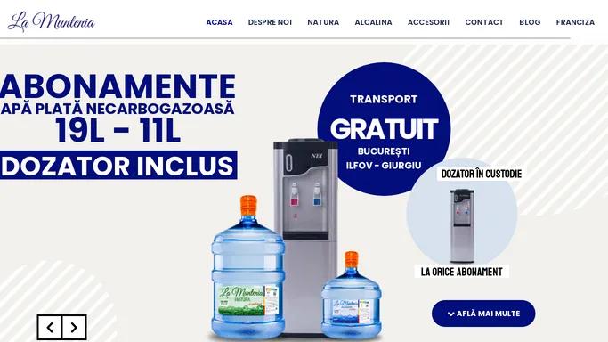 Abonamente apa plata cu dozator in custodie - Transport gratuit