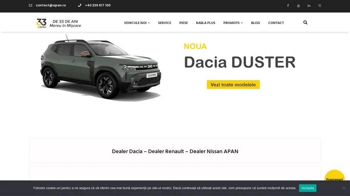 Dealer Dacia - Dealer Renault - Dealer Nissan - APAN