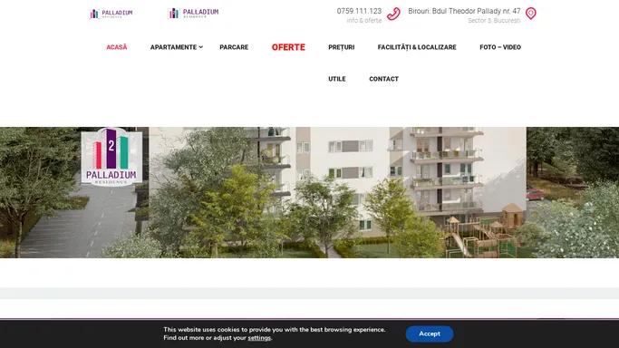 Palladium Residence - Apartamente adaptate bugetului tau