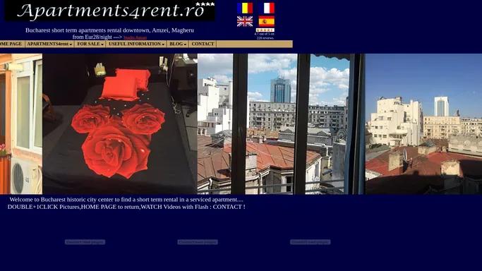 Bucharest studios short term rental,one bedroom apartment,Amzei,Magheru,Romana