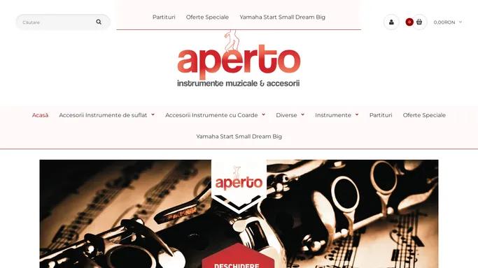 Aperto | Instrumente Muzicale si Accesorii