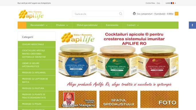 ApiLife.ro | PRODUSE APICOLE SI APITERAPEUTICE