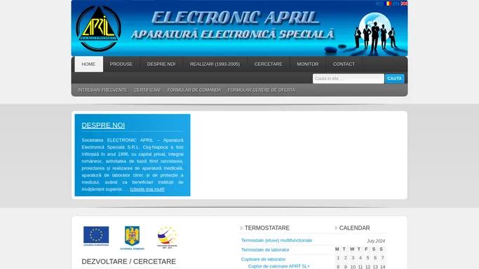 Electronic April — Tehnica si calitate inainte de orice !