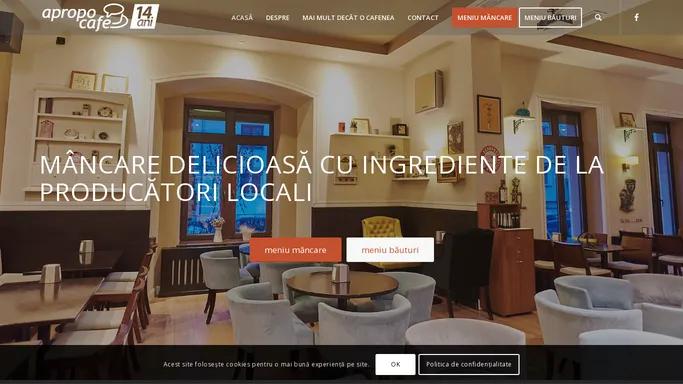 Apropo Cafe - Livrare mancare - Suceava - Comanda Online