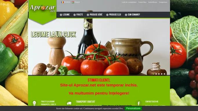 Magazin online fructe, legume si produse Gobe - Aprozar.net