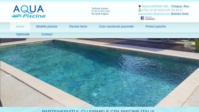 Constructii piscine publice, rezidentiale si private