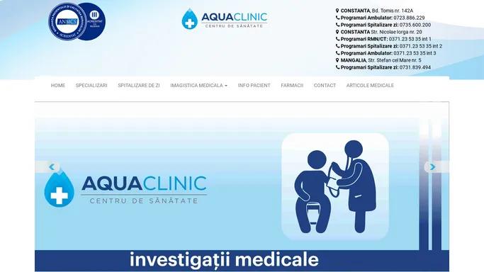 Aqua Clinica Constanta - Cabinete medicale Constanta - Endocrinologie