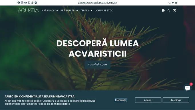 Aquatia.ro - Descopera lumea acvaristicii