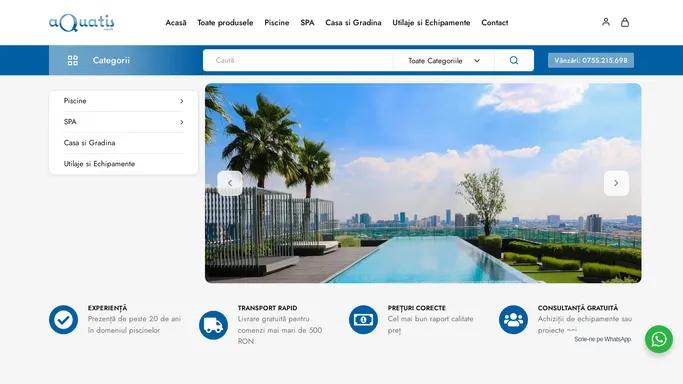 Firma de constructie si intretinere a piscinelor - Aquatis