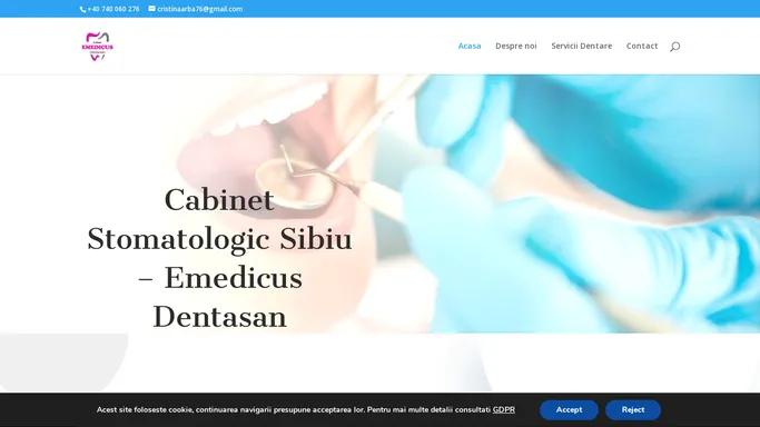 Cabinet Stomatologic Sibiu- Emedicus DentaSan- Cristina Arba