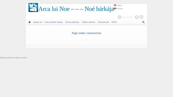 Arca lui Noe – – – Noe barkaja | Cabinet veterinar , Tg Mures