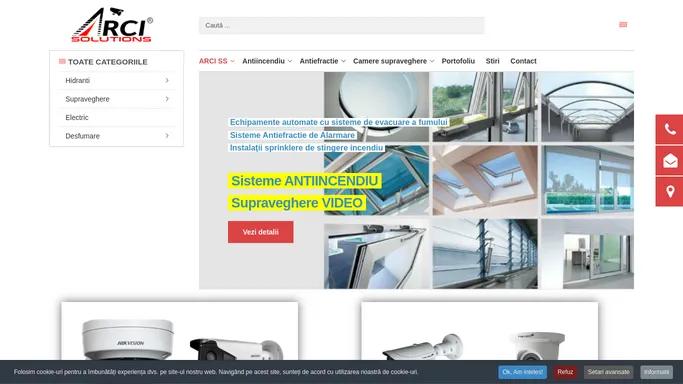 Sisteme desfumare, hidranti si instalatii de ventilare | ARCISS