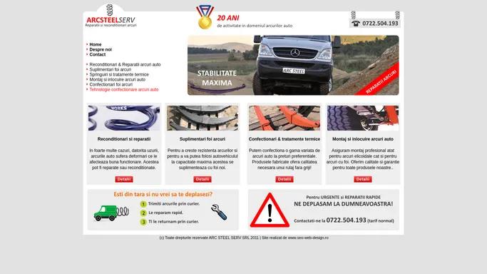 Arcuri auto | Reparatii arcuri auto | Reconditionari si confectionari arcuri auto