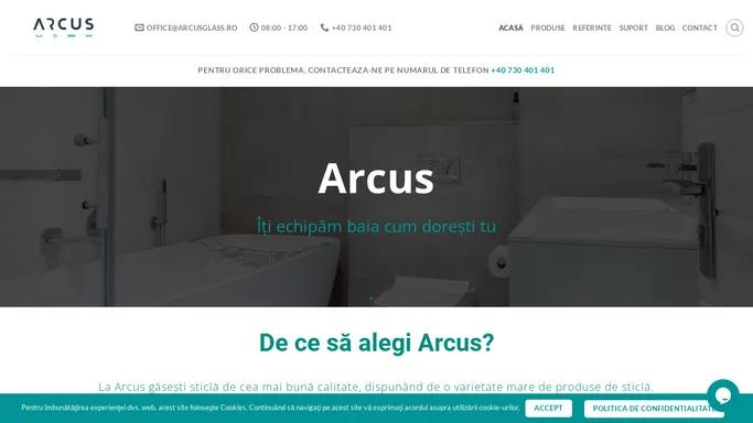 Produse si servicii sticla – ARCUS®