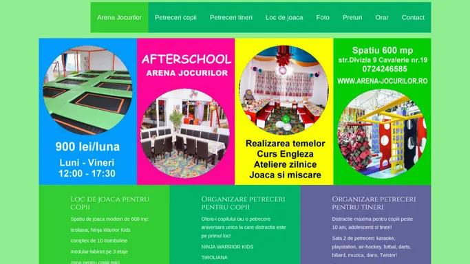 ARENA JOCURILOR - loc de joaca, petreceri copii si tineri Timisoara
