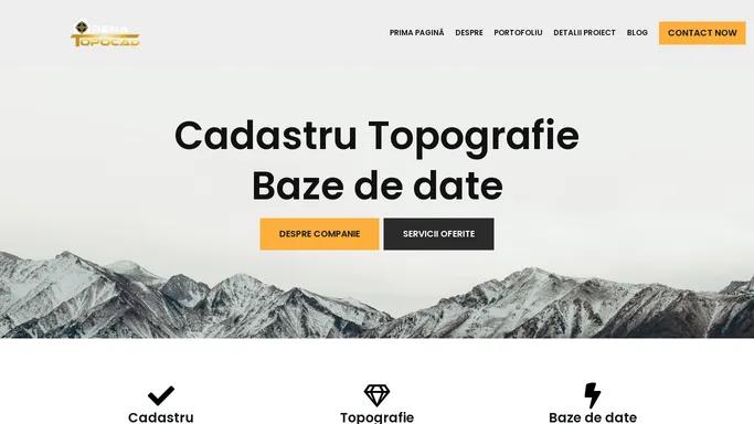 Arena Topocad – Cadastru, Topografie, Baze de date