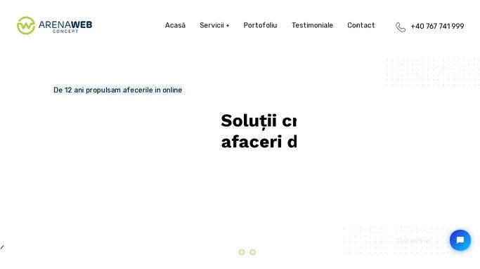 Arena Web Concept - Agentie Web - Servicii profesionale de web design.