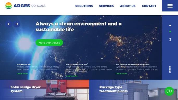 Arges Concept - Always a clean environment and a sustainable life