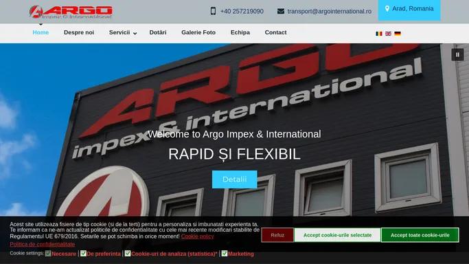 Argo Impex | Argo International - Home